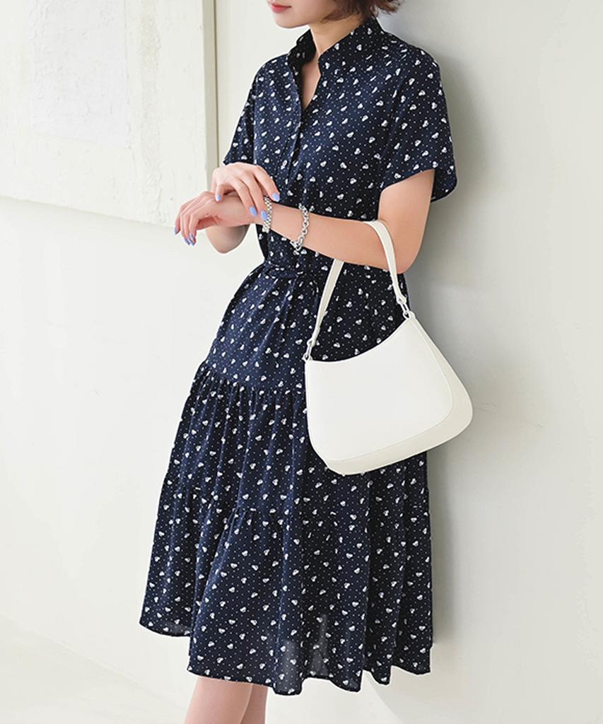 Ppaeppae Dot Flower Long Dress