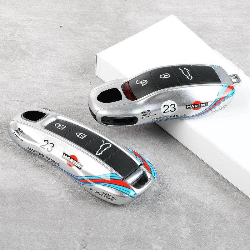Pro Porsche Martini Pouzdro na klíče od auta Macan Cayenne Panamera718 MARTINI Klíčenka