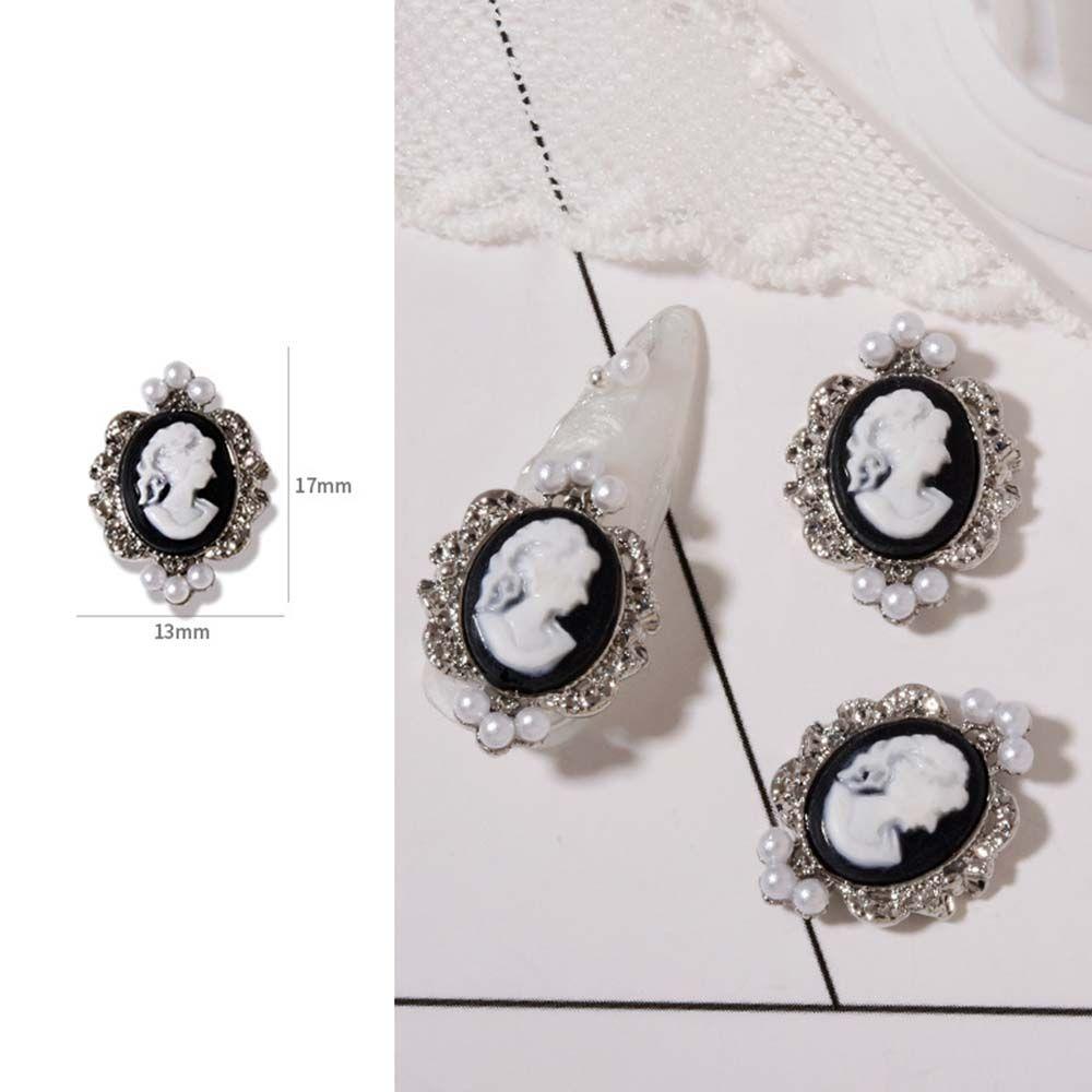 Abstract Pearl Luxury Manicure Beauty Head Ornaments Nail Art Rhinestone DIY Nail Decoration