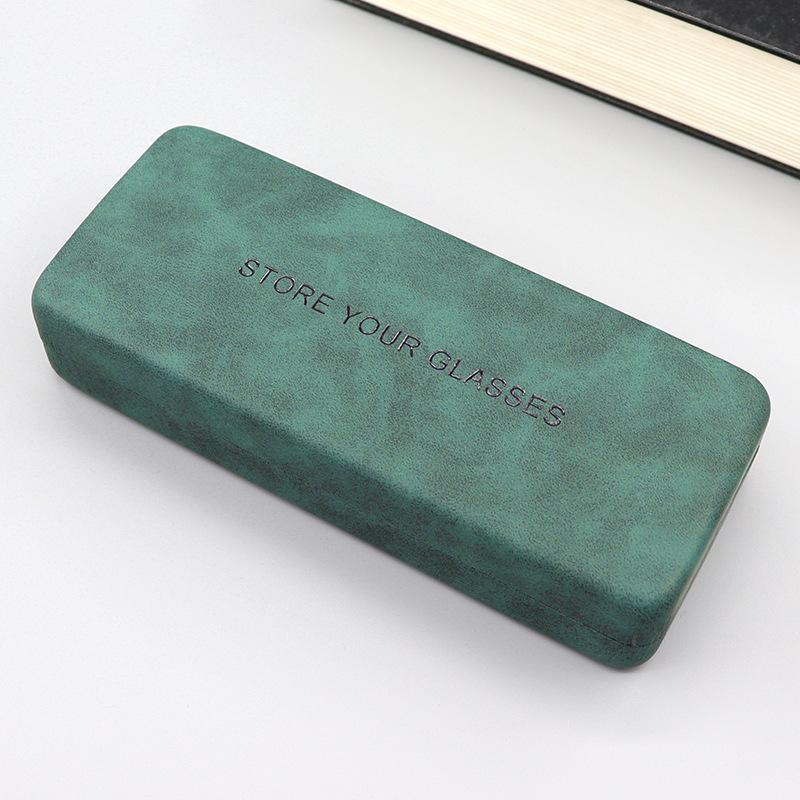 

1PC Portable Retro Steel Leather Glasses Case Waterproof Hard Eyeglass Case Reading Glasses Box Spectacle Cases for Men Women