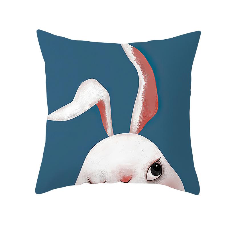 Nordic, Fresh and Cute Cartoon Pillowcase, Home Sofa, Car Bedside, Office Cushion Cover