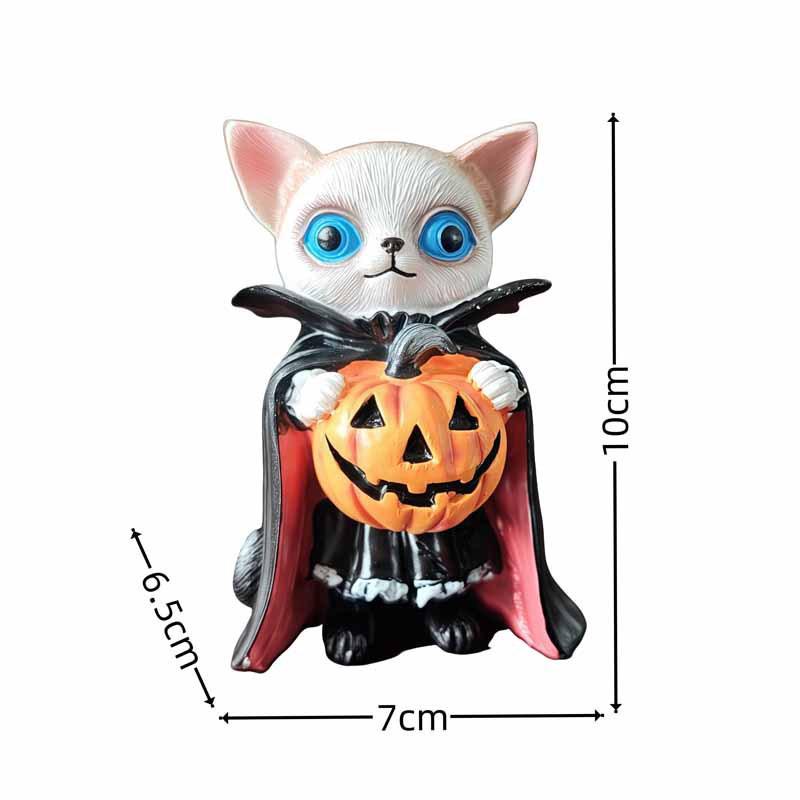 Highland Kuh Resin Ornament - Niedliche Halloween & Weihnachten Heimdeko Geschenk