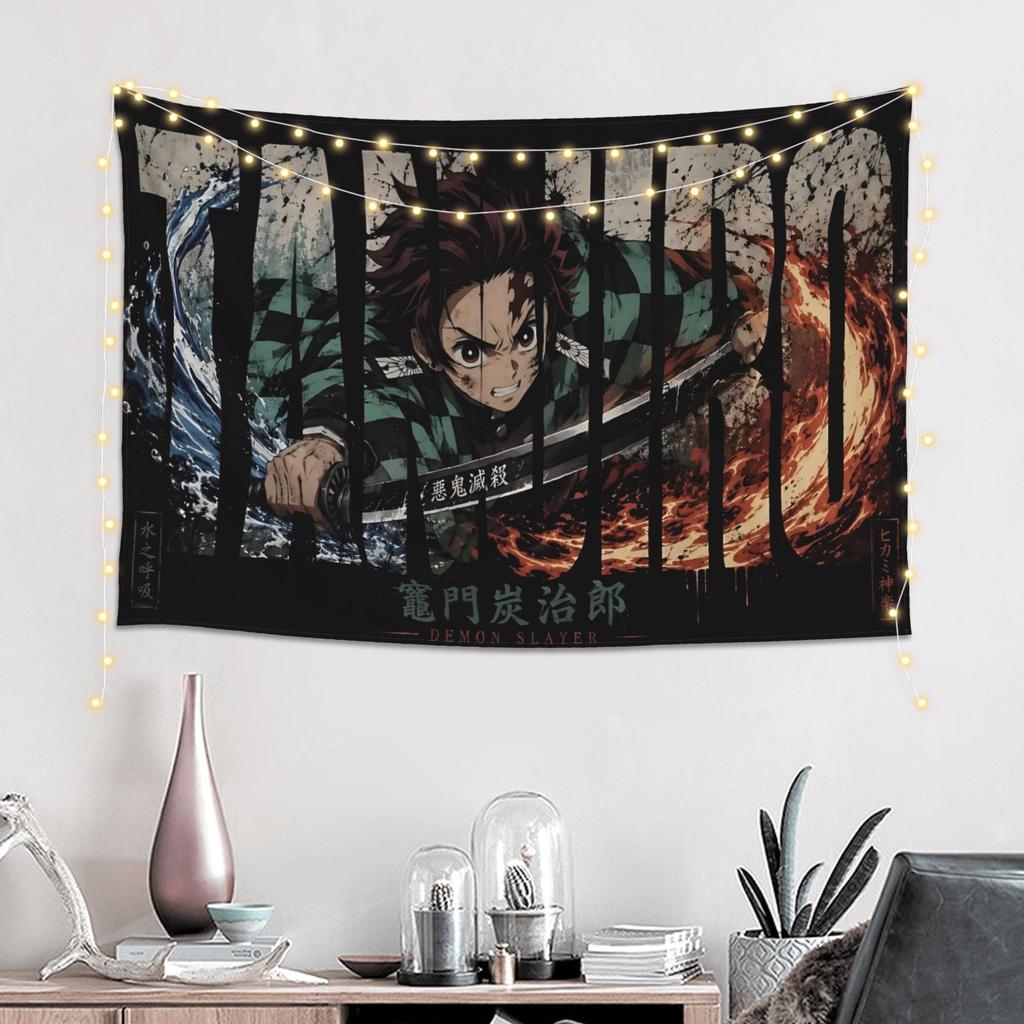 Demon Slayer Cutecore Tapestry Room Decoration Home Decoration Tapestry Decor Accessories Cute Room Decor