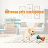 1pc Interactive Dumbbell Design Dog Toys Leaking Food Toy For Dog Slow Feeder Chew Toy Puzzle Interactive Toy