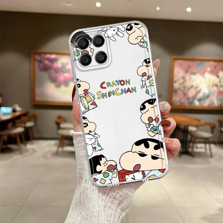 

Soft Phone Cover Case for Honor X8b X9b 90 Lite X9a X7b X8a X8 Cartoon Crayons Shinchan Honor X9b