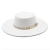 Wool Felt Panama Hat With Wide Brim For Men And Women Perfect For Outdoor And Gift Use