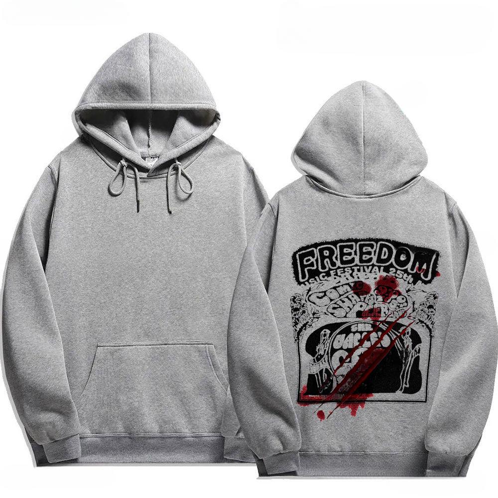 Autumn and winter men's hoodies, the cry of fear, long-sleeved hoodies, hip-hop outdoor sweatshirts, hoodies