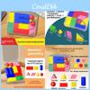 Geometrische Formen aus Holz – Lernspielzeug für Kinder zur Förderung der mathematischen Fähigkeiten im frühen Kindesalter