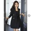 2026 Spring Slim Fit Elegant Solid Color Two-Piece Suit with Camisole Dress