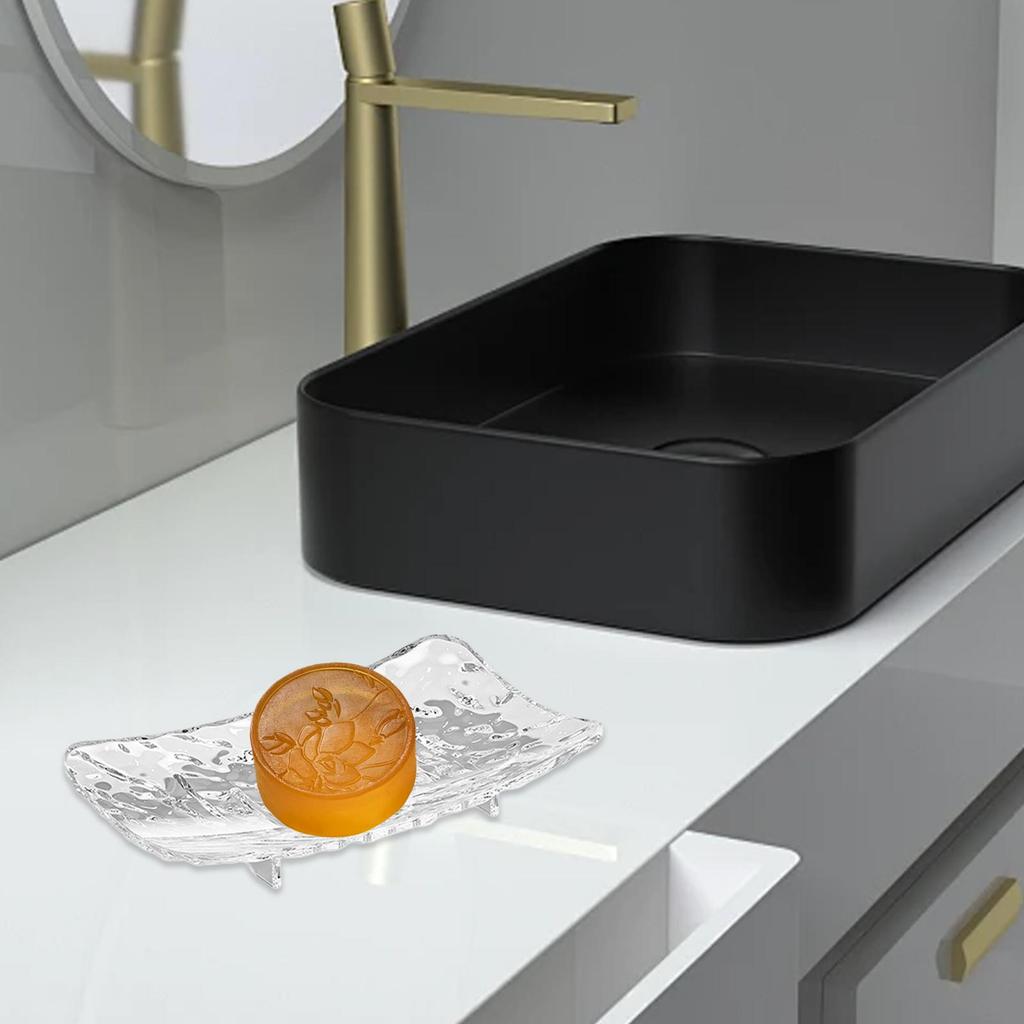 Koupelnová miska na mýdlo Odkapávací miska na mýdlo Studentská kolej Stolní bez vrtání Stojan na mýdlo Polička na toaletní mýdlo