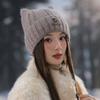 New Cute Kitten Ears Knitted Wool Hat Women's Autumn and Winter Ear Protection Warm Hat