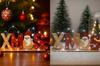 Napis Led Xmas Dekoracja Ozdoba Święta Boże Narodzenie Drewniany 21,5Cm