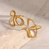European and American Stainless Steel Line Ring Titanium Steel Does Not Fade Jewelry Niche Design Ring