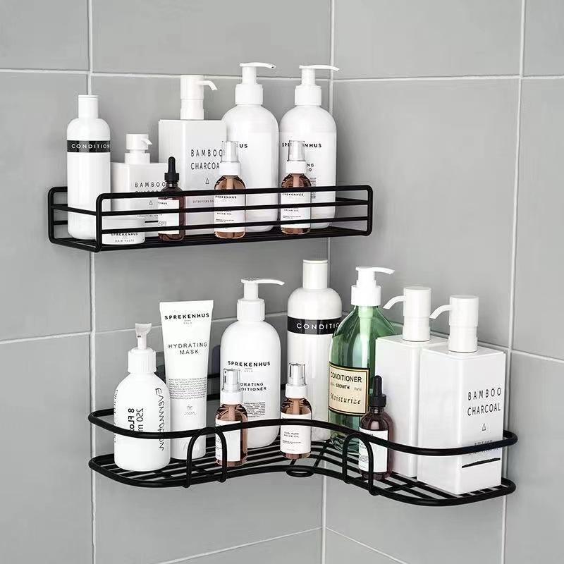 Long Strip No-Punch Wall-Mounted Kitchen & Bathroom Draining Rack Dedicated stickers + nails