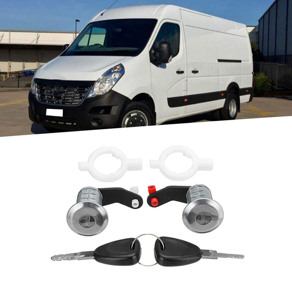 Front Door Lock Barrel Cylinder w/ 2 Keys For Vauxhall Movano Renault Master II