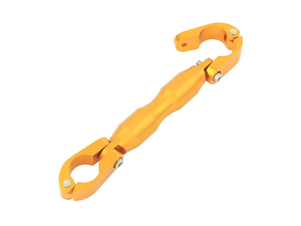 SHIFT UP Handle Brace Kit for Separate Machined for Gold Handlebars, Aluminum/Anodized Finish, Monkey/Gorilla, 205167-04