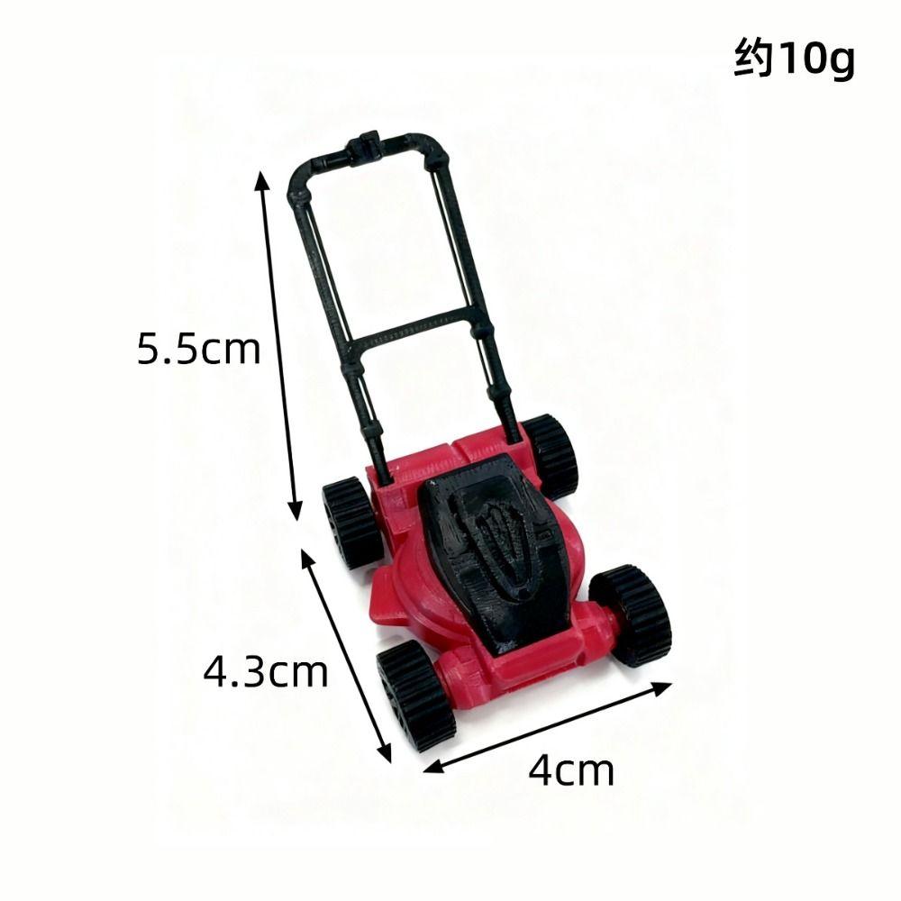 1:12 Dollhouse Mini Simulation Lawn Mower Miniature Courtyard Scene Accessories Lawn Repair Prop Model Garden Decor Furniture