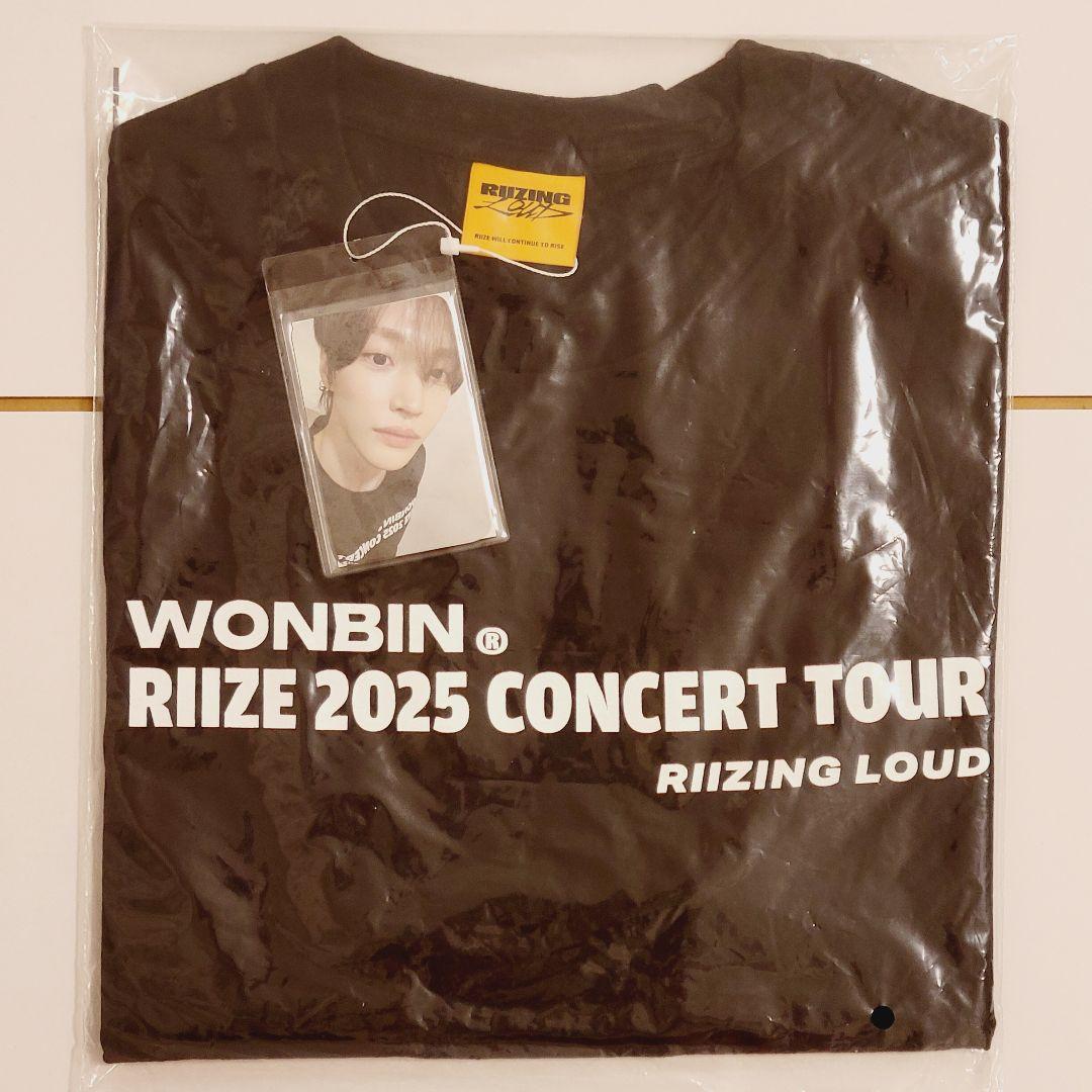 

[Б/У] Футболка RIIZE Won Bin с концерта в Сеуле Черная RIIZINGLOUD