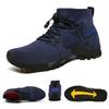 Slip-on Outdoor Sports On Foot Mountaineering Upstream Sneaker Plus Size Platform Mesh Surface Breathable Flyknit Shoes Men and Women