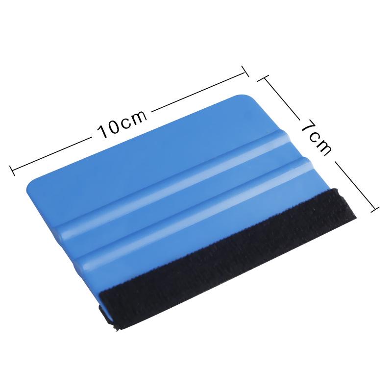 Transparente Autofolie Werkzeug - Unsichtbarer Folienrakel mit Tuch für Farbwechsel