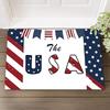 Puerto Rico Welcome Symbol Doormat - Cultural Non-Slip Floor Mat for Bedroom - Washable Holiday Home Decor Carpet Rug Mat