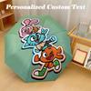 8‑Rib Automatic Umbrella, Amazing World of Gumball Design Foldable Umbrella for Sun Rain Protection Travel