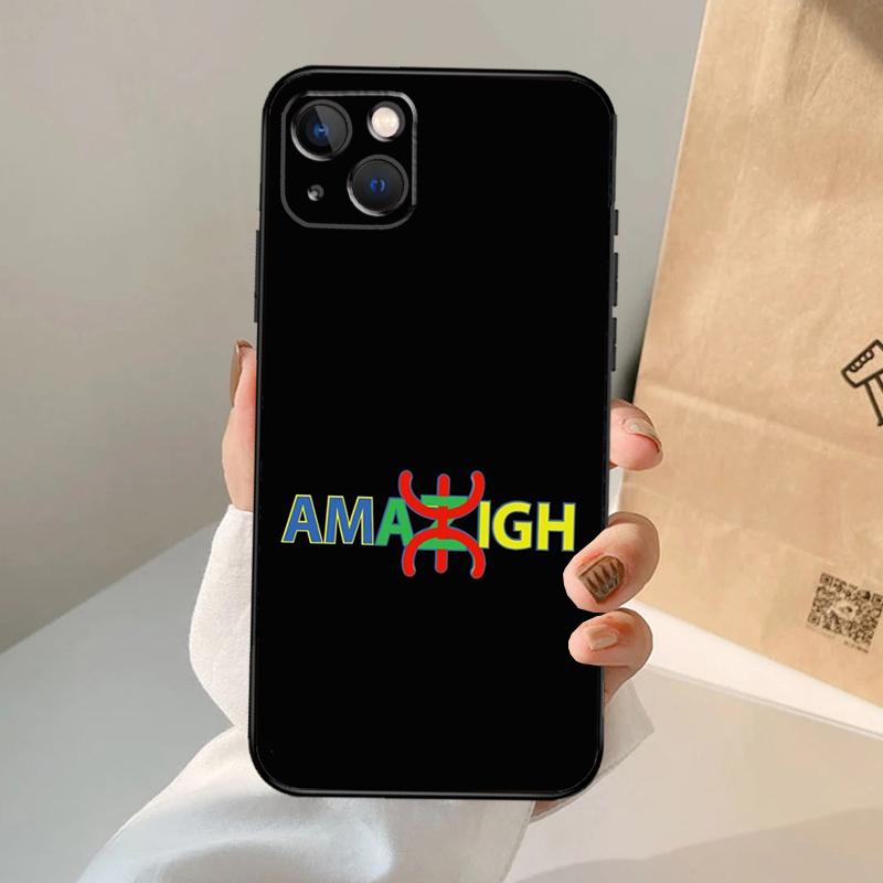 Amazigh Symbol Berber Academy Case For iPhone 16 15 14 13 Pro Max 12 Pro Max Mini 11 Pro Max XS X XR Plus Cover Shell