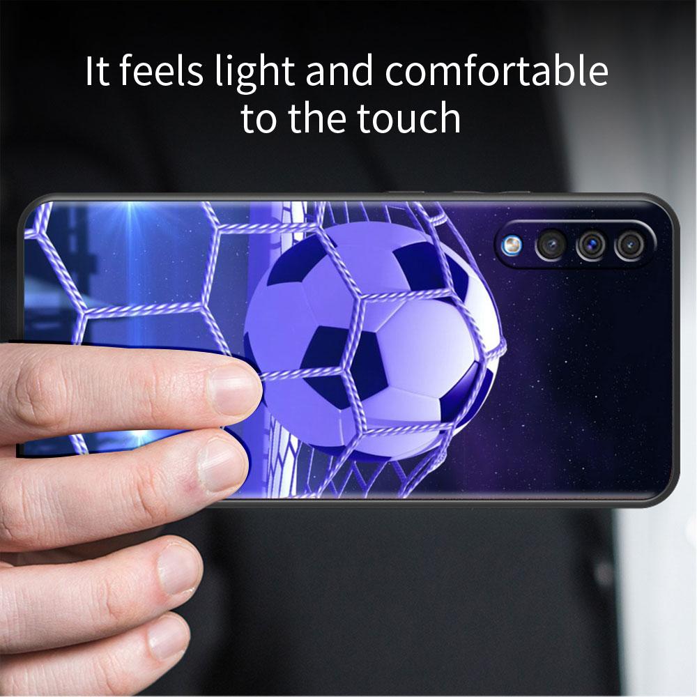 Husa moale pentru Samsung Galaxy Note 20 Ultra 10 Plus Lite A50 A70 A20 A40 A20e 9 8 A60 A10e Funda Husa Telefon Fotbal Fotbal Capa