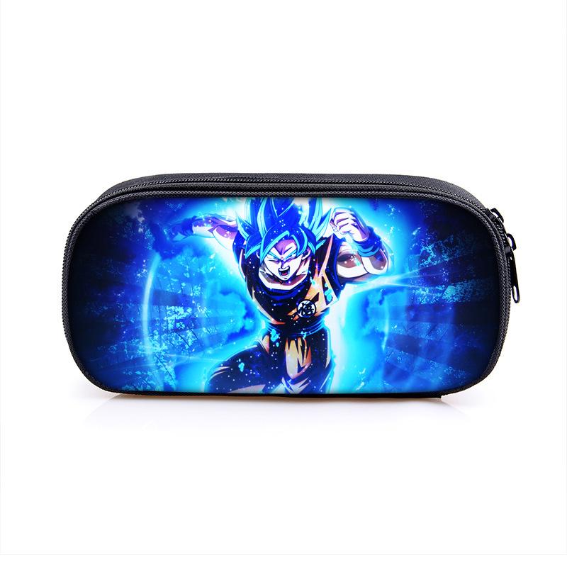 Dragon Ball Vertical Pencil Case - Kids' Stationery Bag with Polyester Design