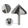 90 Degree 1/4 X 1-3/4-Inch Diameter V-Groove Bit - Silver Wood Carving Tool