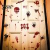 Immersive Horror Party Printed Removable Stickers Spooky with Supplies Halloween Handprints Footprints Door Decor Self-adhesive Decals for And Wall