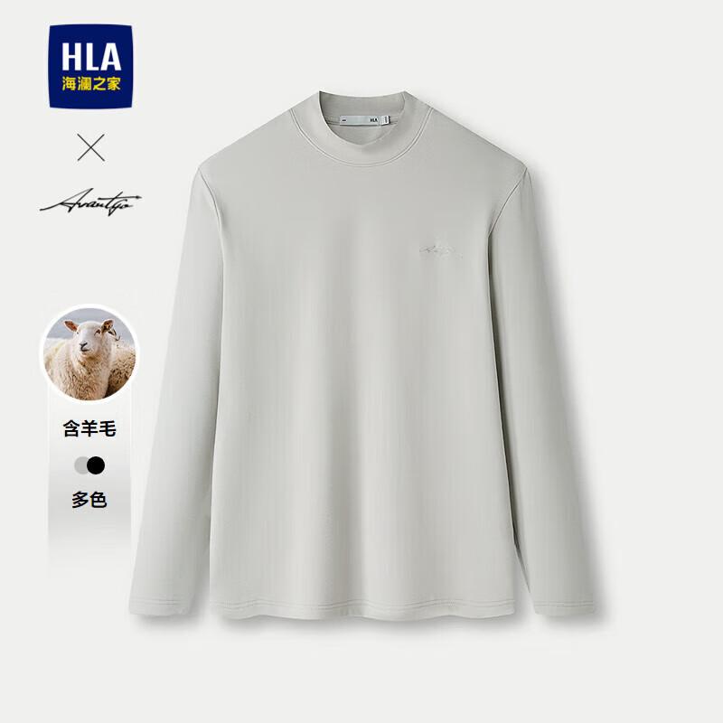 HLA Men s Lightweight Business Fashion Long Sleeve T-Shirt 3XL