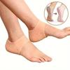 1 Pair Silicone Heel Protector Protective Sleeve Heel Spur Pads For Relief Plantar Fasciitis Heel Pain Reduce Pressure On Heel