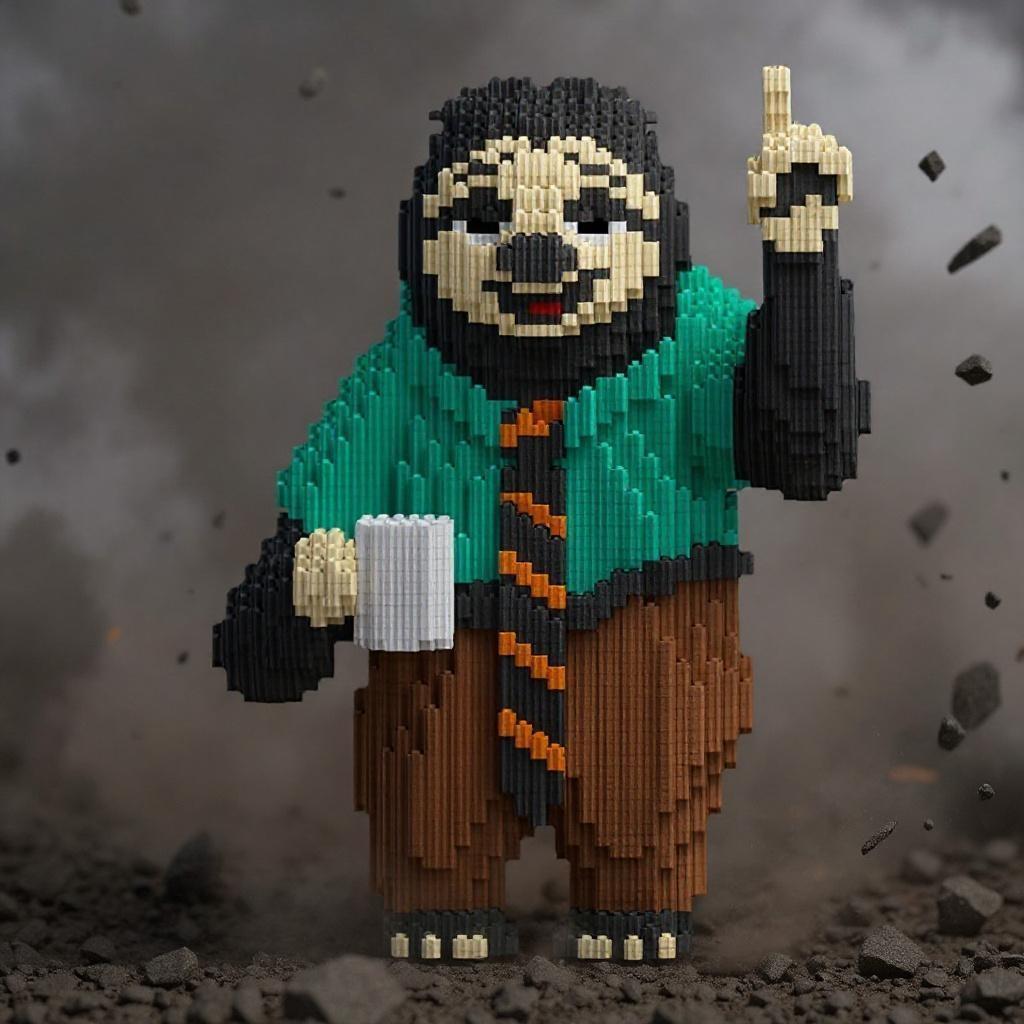 92cm Anime Judy Fox Nick Miniature Building Blocks Cartoon Zootopia 2 Model Ornament Toy Adult Children Surprise Gift