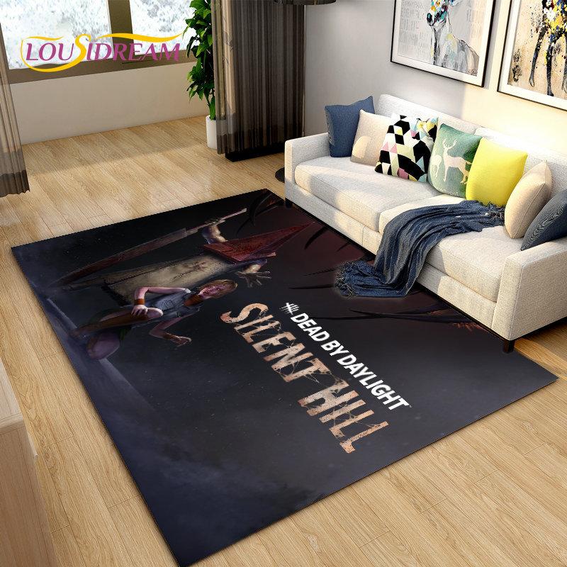 Silent Hill Horrorfilm Game Gamer Vloerkleed, Tapijt voor Woonkamer Slaapkamer Bank Deurmat Decoratie, Kinderen Antislip Vloermat