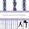2Pcs 20-30Mmhg Thigh High Compression Stockings Closed Toe Socks Women Men Varicose Veins Socks Leg Brace Compression Sleeves