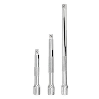 PLEAVIT prailginimo strypas, 9,5 mm (3/8"), 75, 100, 150 mm rinkinys, terkšlinio rakto prailgintuvas