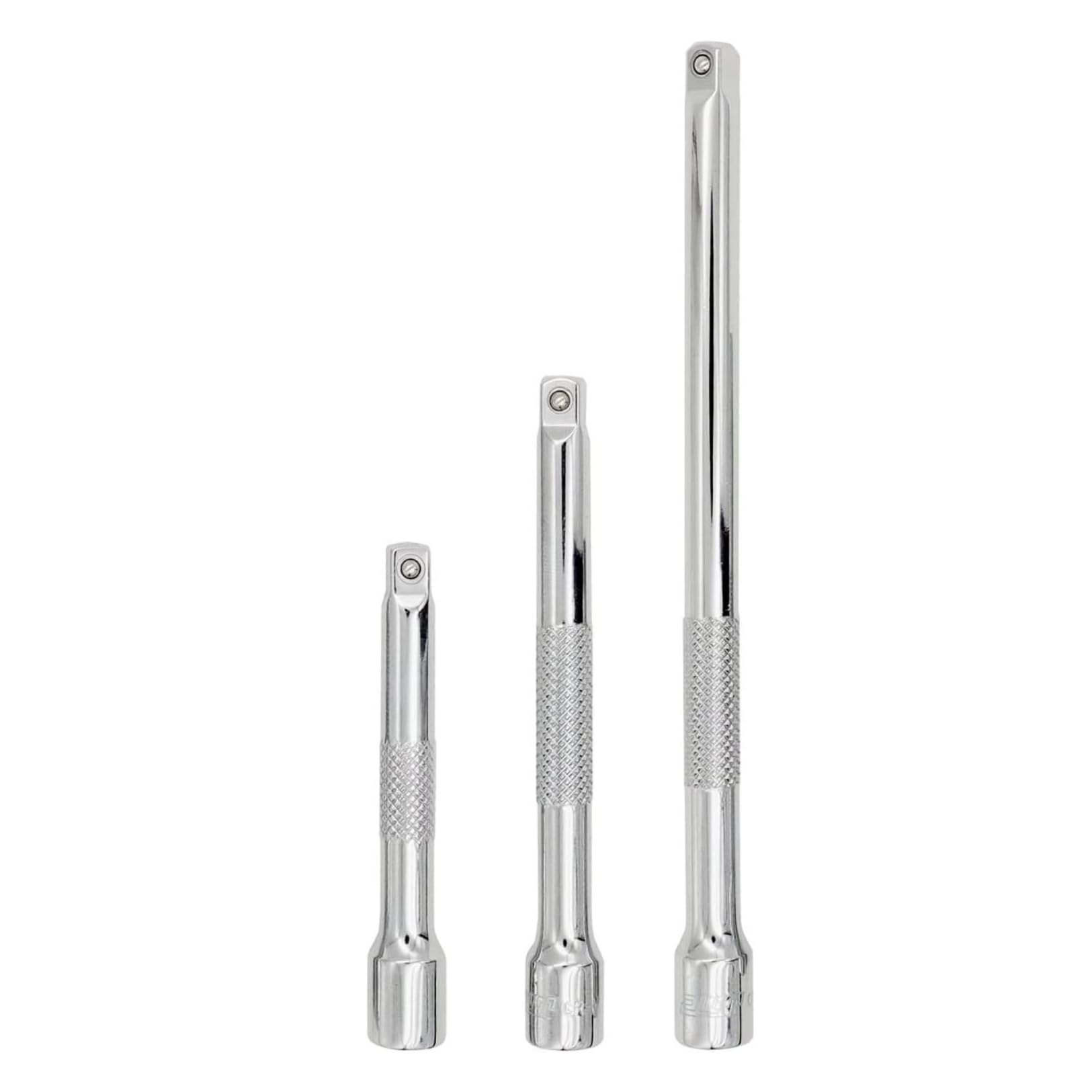 

PLEAVIT Extension Bar, 9.5mm (3/8 ), 75, 100, 150mm Set, Ratchet Wrench Extension Bar