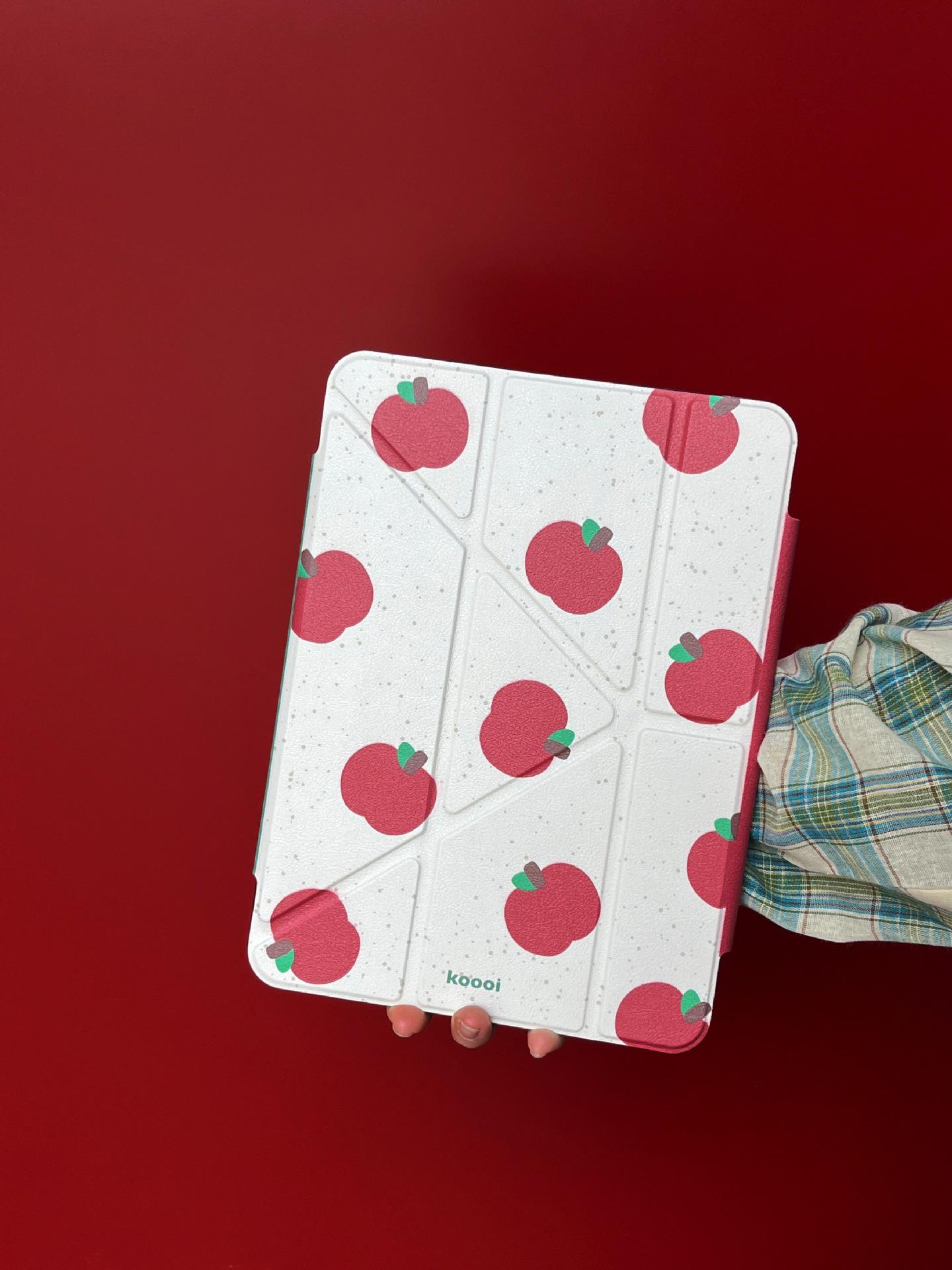 

Red Apple Splash-Proof Side Suction Case for iPad Mini 6 (2025 Version) iPad mini6/7 (8.3 inches)