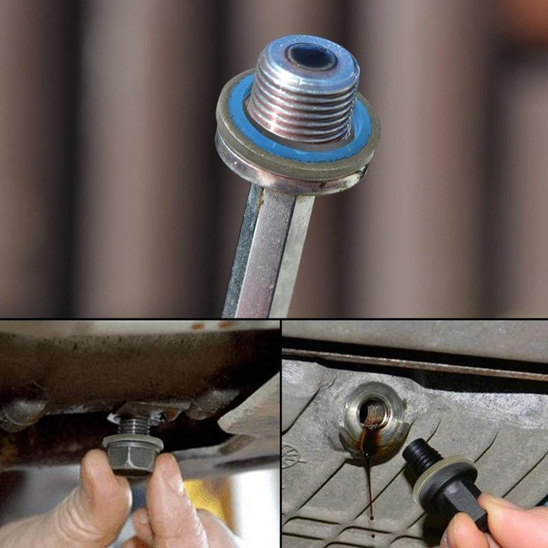 Car Oil Drain Plug Gasket Kit M6 M8 M10 M12 M14 M16 M18 M20 Rubber Metal Seal O-Ring Bonded Washer Engine Repair Tools