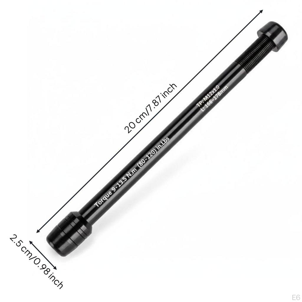 Bike Thru Axle Adapter 12mm Easy to Install for Indoor Training, Biking Workout M12x1.5