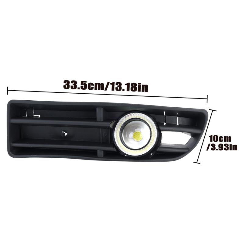 For VW Jetta Bora Mk4 1999-2004 Car Fog Light LED Front Bumper Grille DRL Lamp Headlights Part Replacement Car Accessories