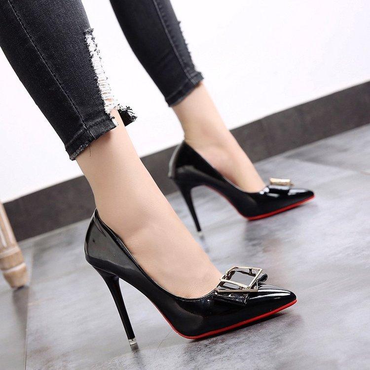 Womens Pointed Suede Shallow Mouth TANGSen Fashion Ladies Outdoor High Heels Wild Work Thin Heel Shoes Womens Pointed Suede Shallow Mouth TANGSen Fashion Ladies Outdoor High Heels Wild Work Thin Heel Shoes