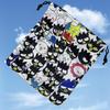 Large Sanrio Canvas Double-Sided Printed Drawstring Tote Bag, Eco-friendly Storage Solution