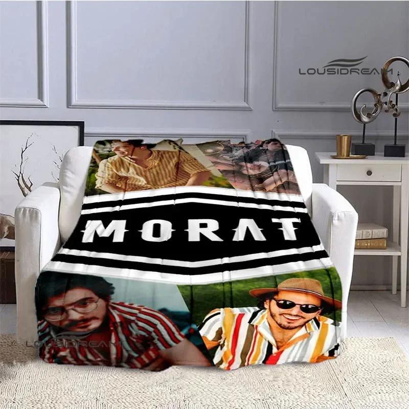 Morat Pop Band Printed Blankets Flange Warm Blanket Soft and Comfortable Blanket Picnic Blankets Bedding Birthday Gift
