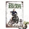 Retro Motorcycle Tin Sign Man Cave Garage Decor 20x30 Cm Metal Poster