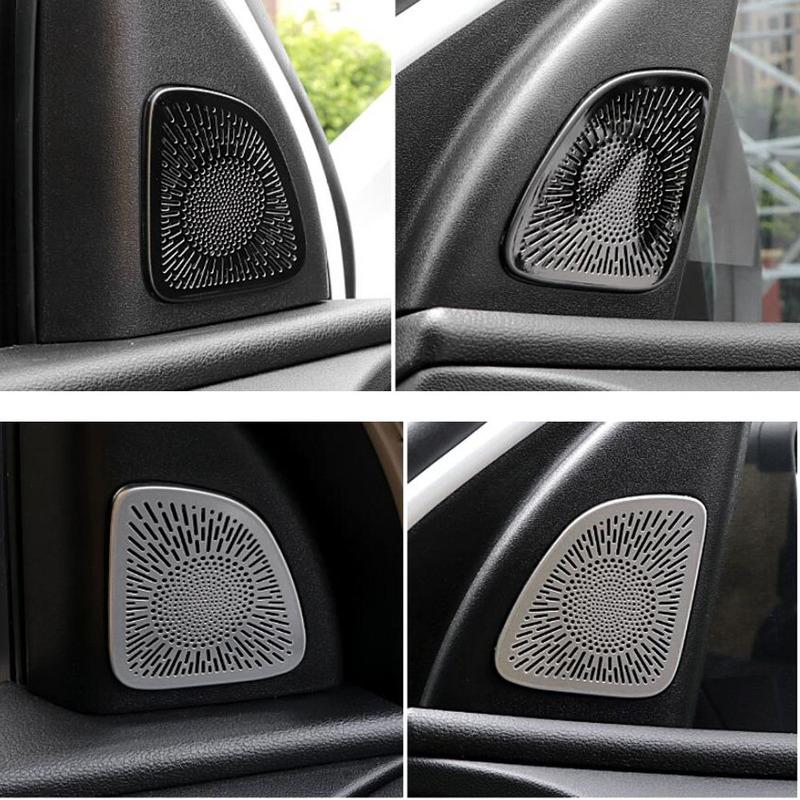 Car Accessories Stainless Steel Stick A Column Audio Speak Window Windshield Side Parts For Hyundai Tucson L    2024