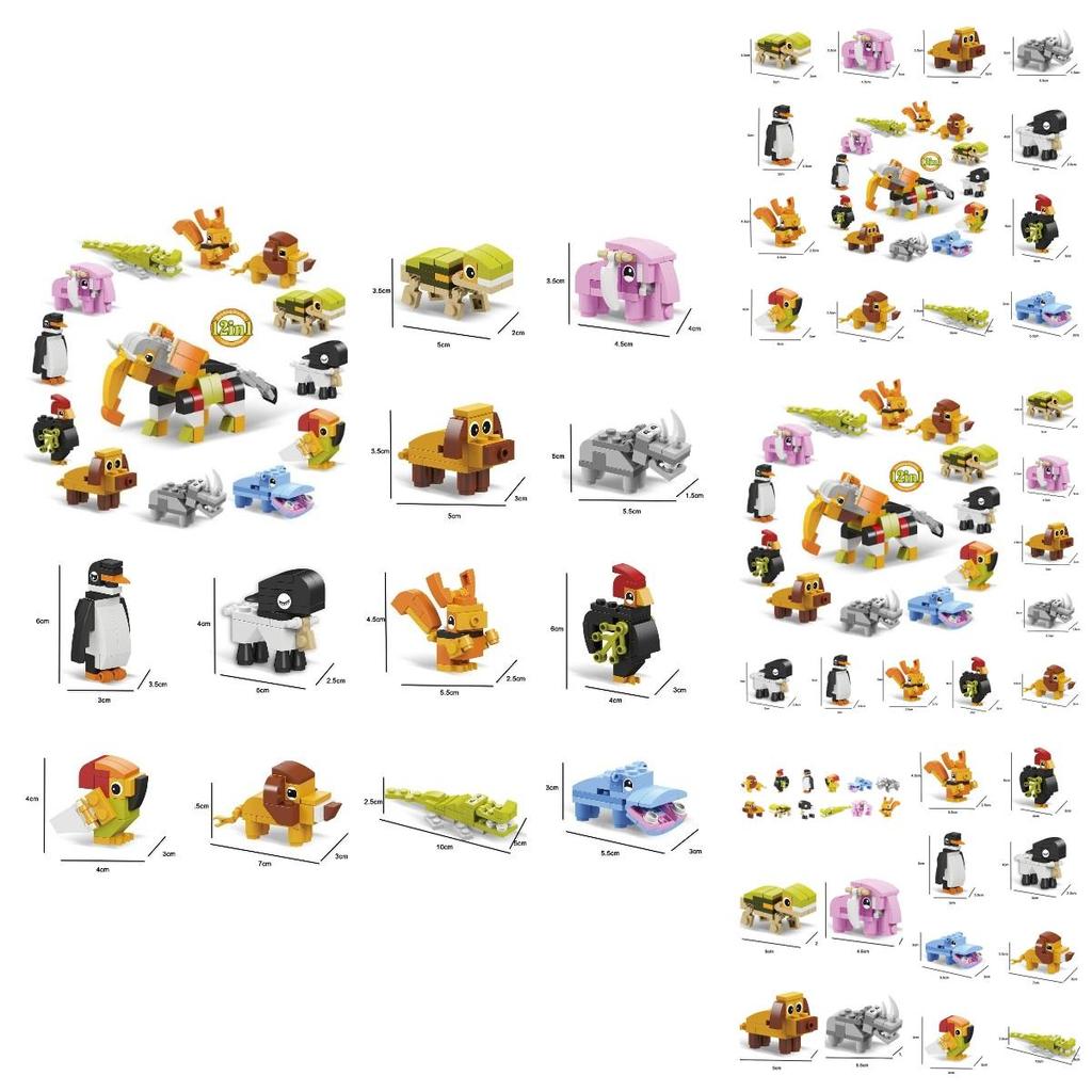 Dinosaurier Kompatibel Lego Bausteine Großhandel Grenzüberschreitendes Geschenk Für Jungen Abs Kunststoff Diy Logo Aufkleber