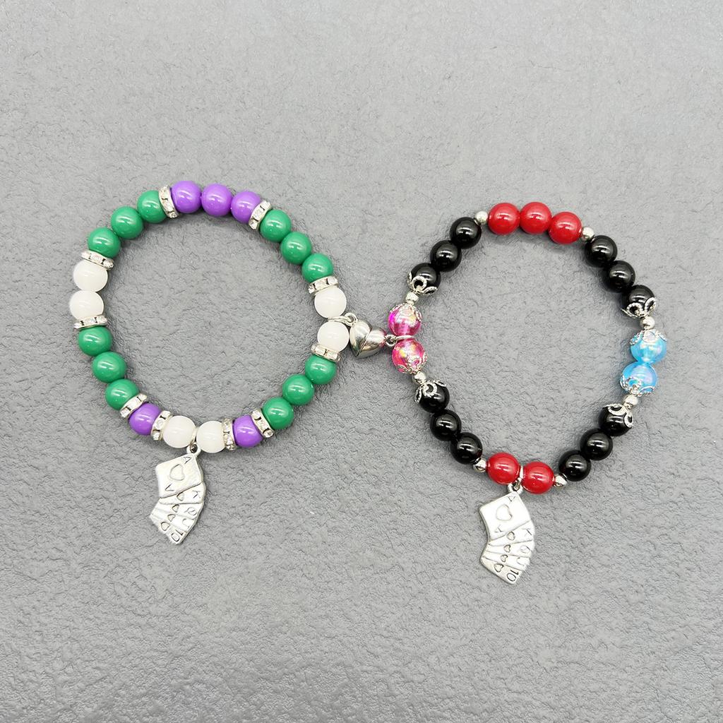 2ks/set Fashion Couple Beads Náramek Tv Girl Odpovídající náramky Komu opravdu záleží Náramky inspirované albem Přátelé Šperky Dárek