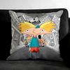 H-Hey Arnold Cartoon Cushion Cover Pillowcase Ultra Soft Skin Friendly Fabric Cloud Like Comfort & Concealed Zipper